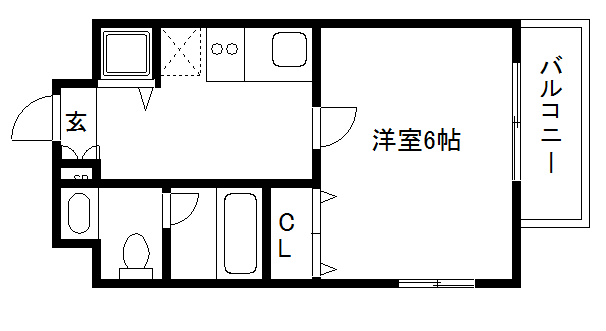 アーバンフラッツ四条西洞院 間取り