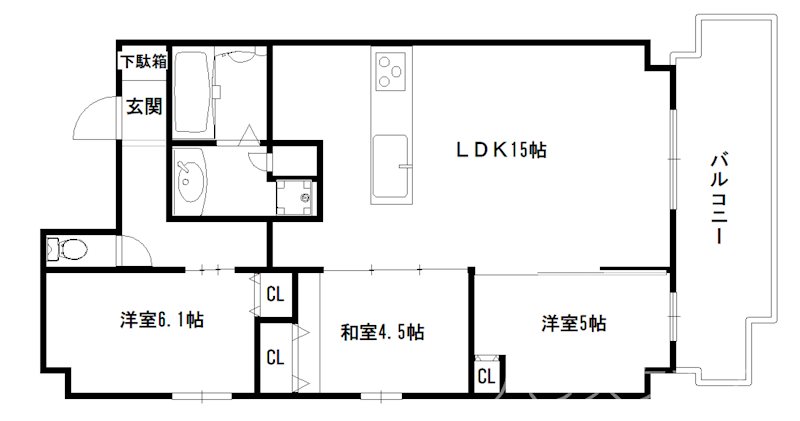 シエリア京都四条河原町 間取り