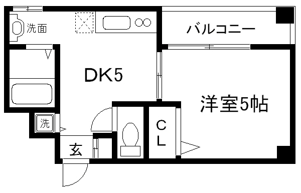 プロスペクト河原町五条 間取り
