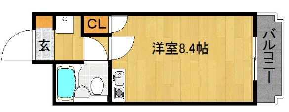 ライオンズマンション京都西陣 間取り