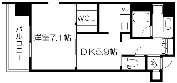アスヴェル京都烏丸五条 間取り