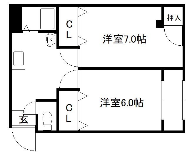 葛城マンション 間取り