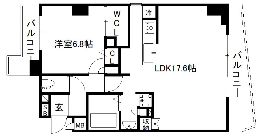 CALM御所南 間取り