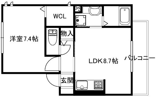 シャンポール雅 間取り