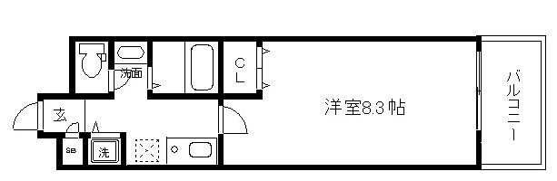 アスヴェル京都市役所前 間取り