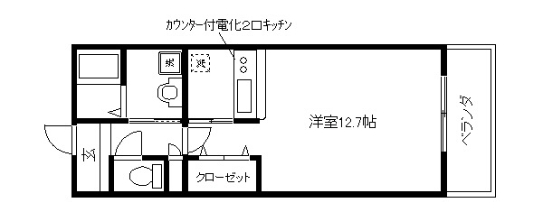 サンロイヤル三条 間取り