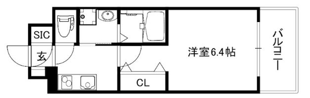 アクアプレイス京都西院Ⅱ 間取り