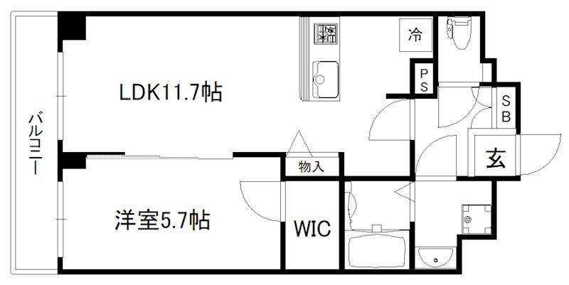 プレサンス京都北野白梅町 間取り