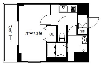 プレサンス京都北野白梅町 間取り