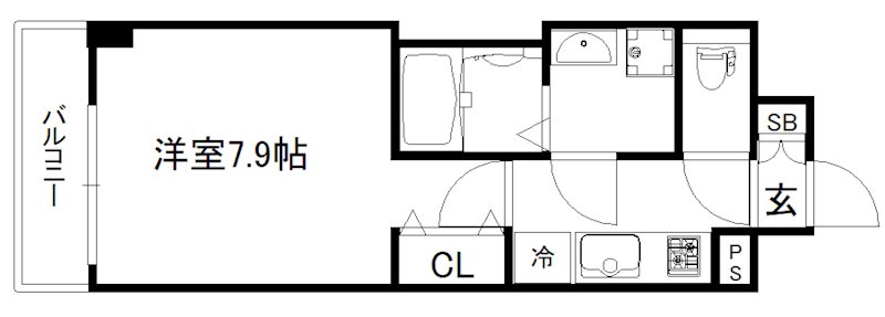 プレサンス京都北野白梅町 間取り