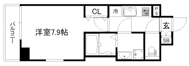 プレサンス京都北野白梅町 間取り
