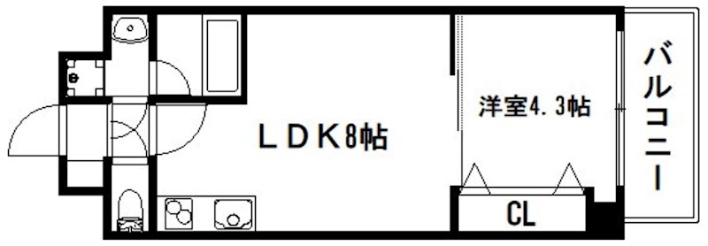 アクアプレイス京都三条朱雀 間取り