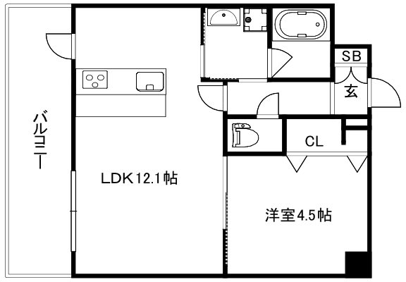 クレアドーレ京都二条 間取り