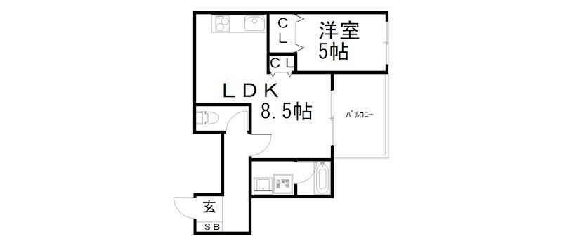 フェリオ千都 間取り