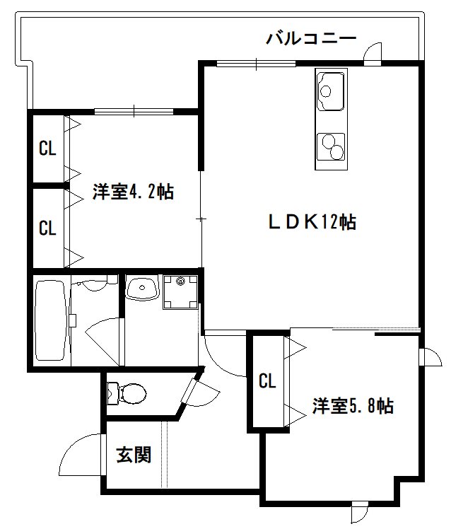 GRANDLATTICE KAWARAMACHISHICHIJO 間取り