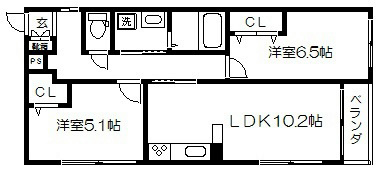 i.レジデンス御所北 間取り