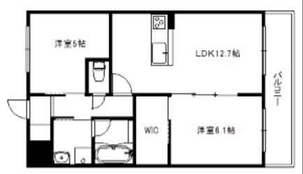 クルミナーレⅣ 間取り