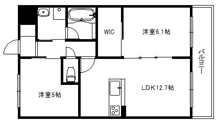 クルミナーレⅣ 間取り