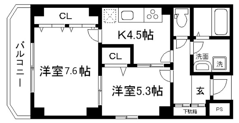 アマデウス西洞院 間取り
