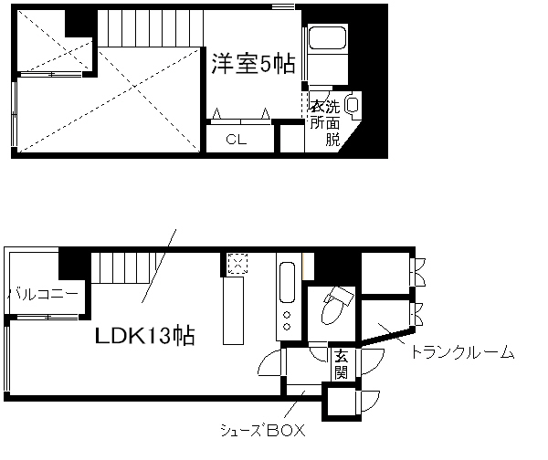 マンハッタンファンタジー 間取り