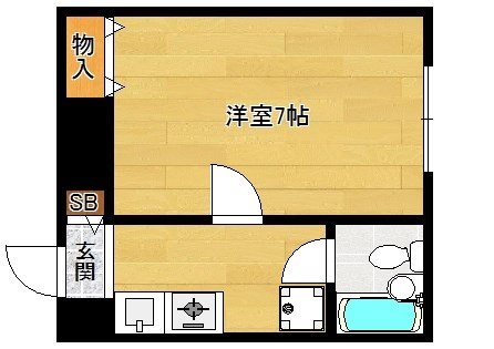 サンシティアビタシオン鴨川 間取り
