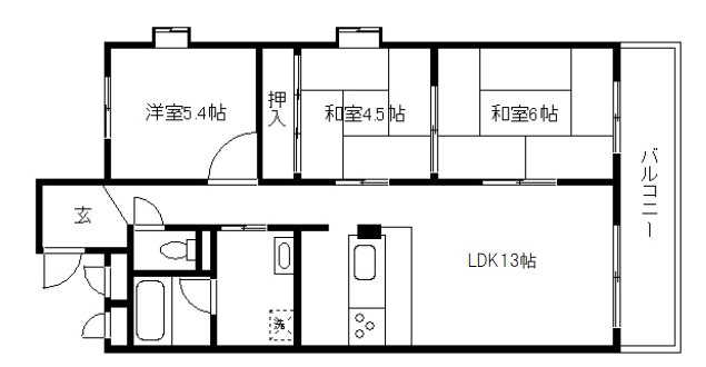 フォルム五条西洞院 間取り