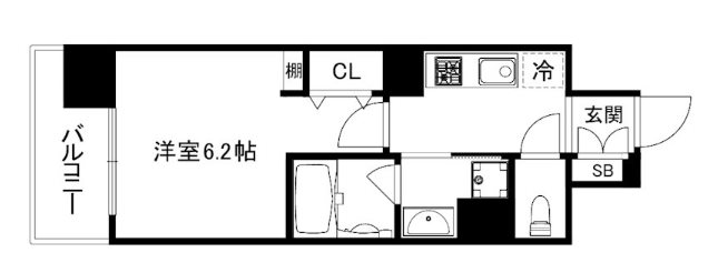 アスヴェル京都四条西院 間取り