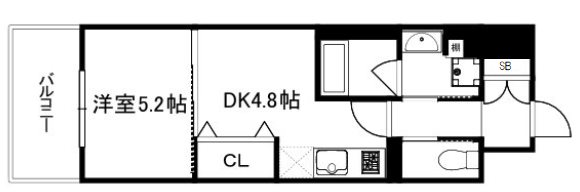 アスヴェル京都四条西院 間取り