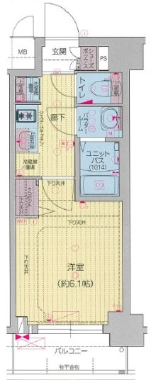 プレサンス THE KYOTO吉祥院 間取り
