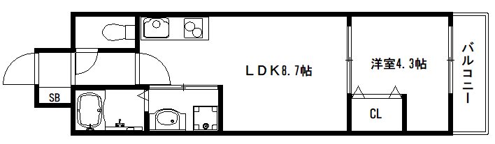 ブランドールO&M 間取り
