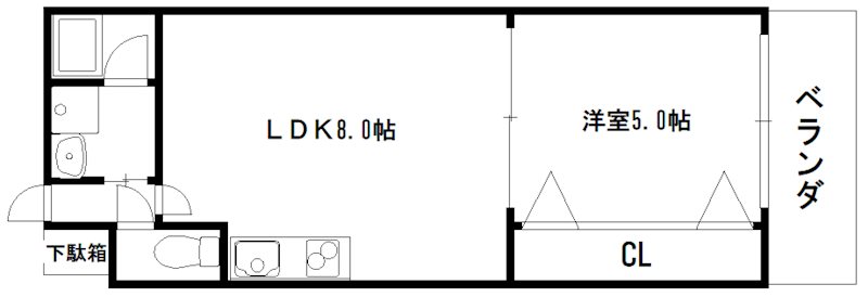 サクシード丹波橋西 間取り