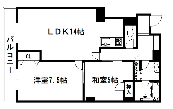 レヴィア北白川 間取り