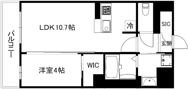 ソルテラス京都東寺　HOMARE 間取り