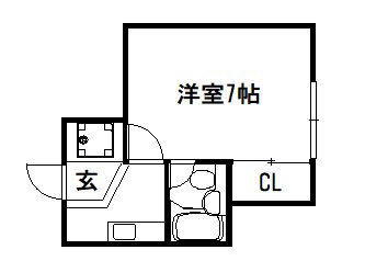 北白川フラットコート 間取り
