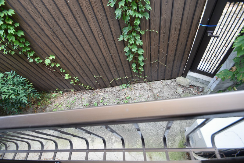 北白川フラットコート ベランダ