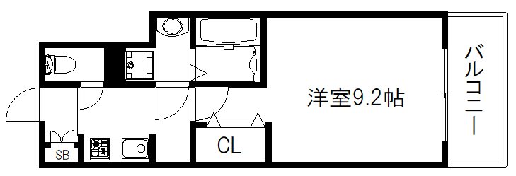 ベラジオ西大路五条 間取り