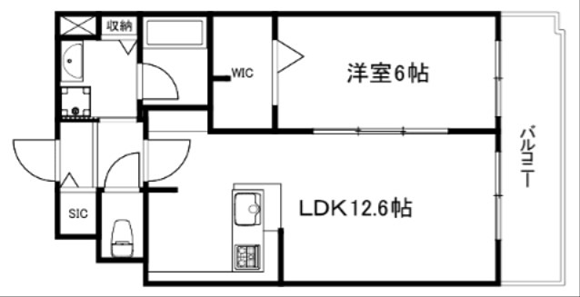 KCCフラット西京極 間取り