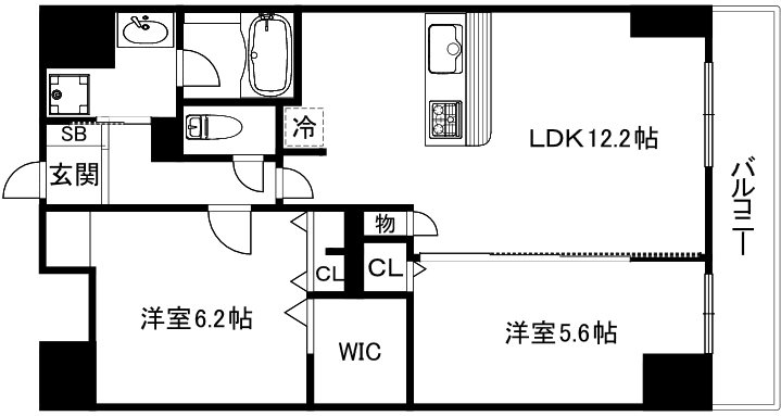 サウスシャノイチ 間取り