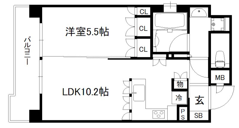 リーガル京都御所西Ⅲ 間取り