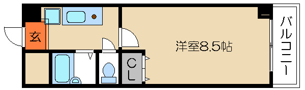 Ａフラット高野 間取り