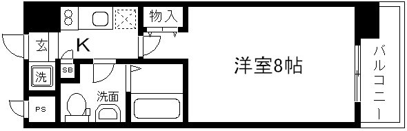 グランドパレス西院西館 間取り
