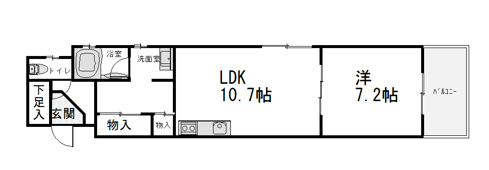 アヴィ四条 間取り