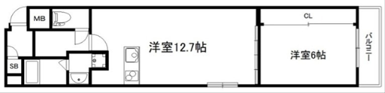 フォレスト油小路四条 間取り