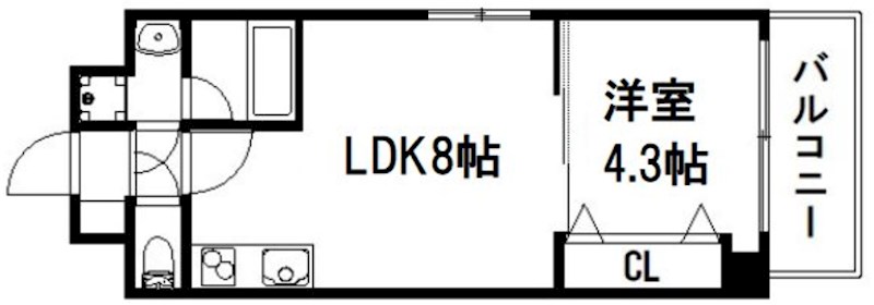 アクアプレイス京都三条朱雀 間取り