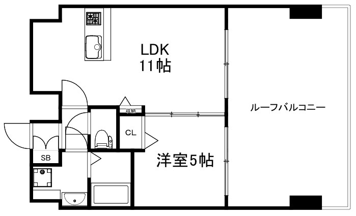 アクアプレイス京都三条朱雀 間取り