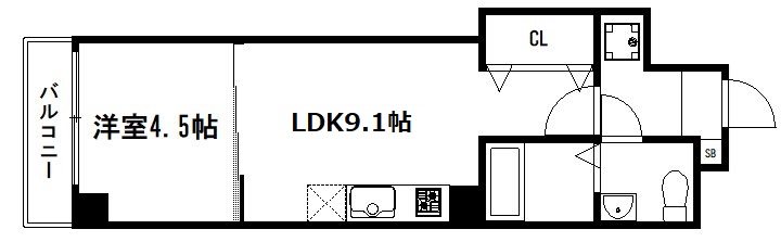 More五条Ⅱ 間取り
