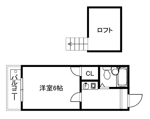 グローリーハイツ東福寺 間取り