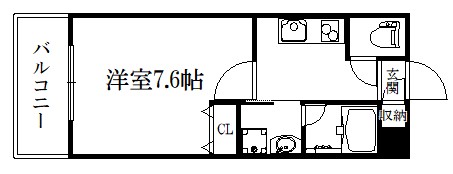 ベラジオ京都西院ウエストシティ 間取り