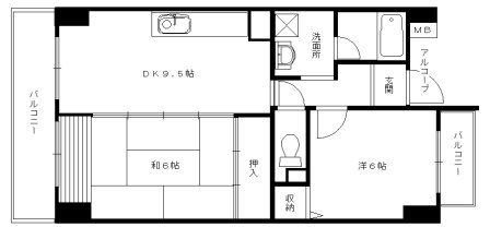 アルデール・B 間取り