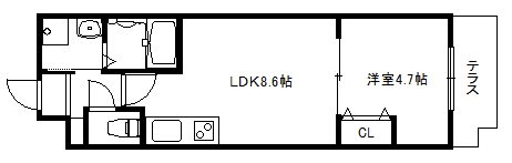 クレアーレ西陣 間取り